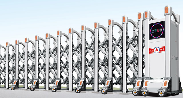 不銹鋼電動伸縮門王者五號 不銹鋼電動伸縮門王者五號