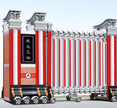 電動(dòng)伸縮門(mén)框架結(jié)構(gòu)敘述