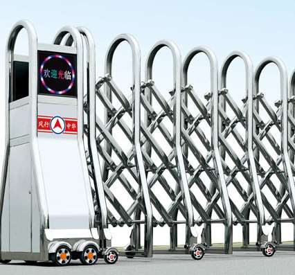 柵欄式旋轉電動伸縮門有什么不同